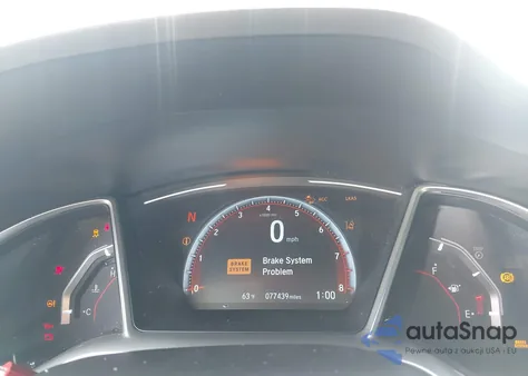 2019 Honda Civic Sport z USA, uszkodzony, nr VIN 2HGFC2F86KH523792